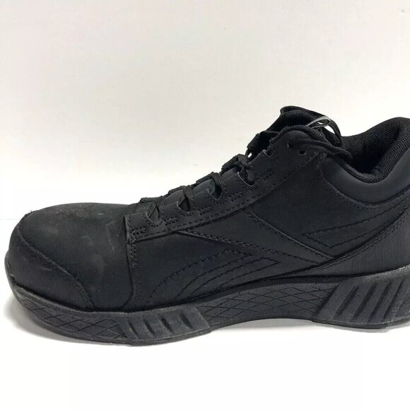Reebok Men’s Fusion Formidable, Black Composite Toe Work Boots, Size 8.5M.